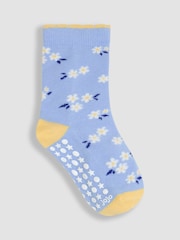 JoJo Maman Bébé Blue Socks 5 Pack - Image 4 of 6