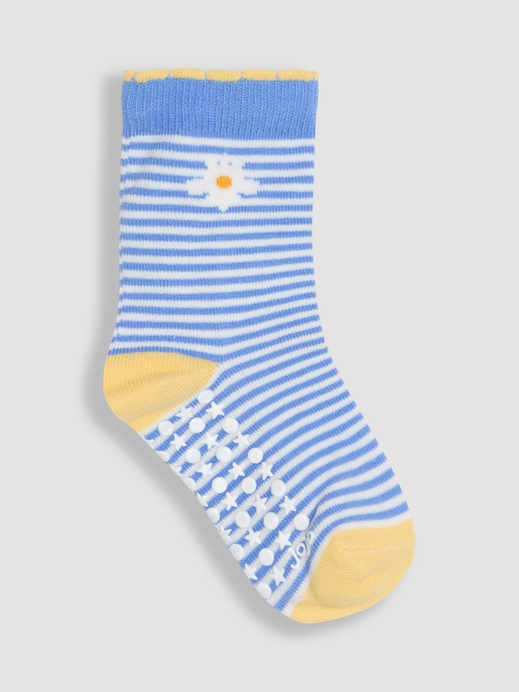 JoJo Maman Bébé Blue Socks 5 Pack - Image 6 of 6