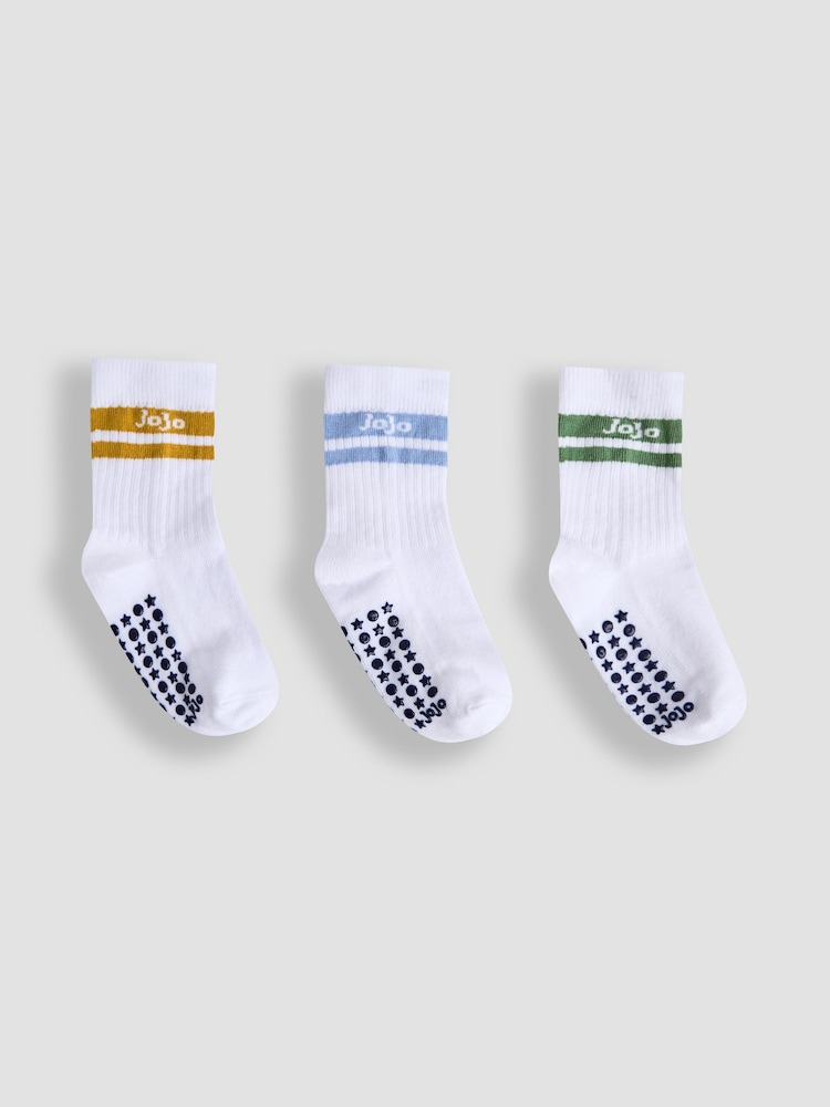 Jojo Maman Bébé 3er Pack gerippte Socken - Bild 1 von 5 Jojo Maman Bébé 3er Pack gerippte Socken - Bild 1 von 5
