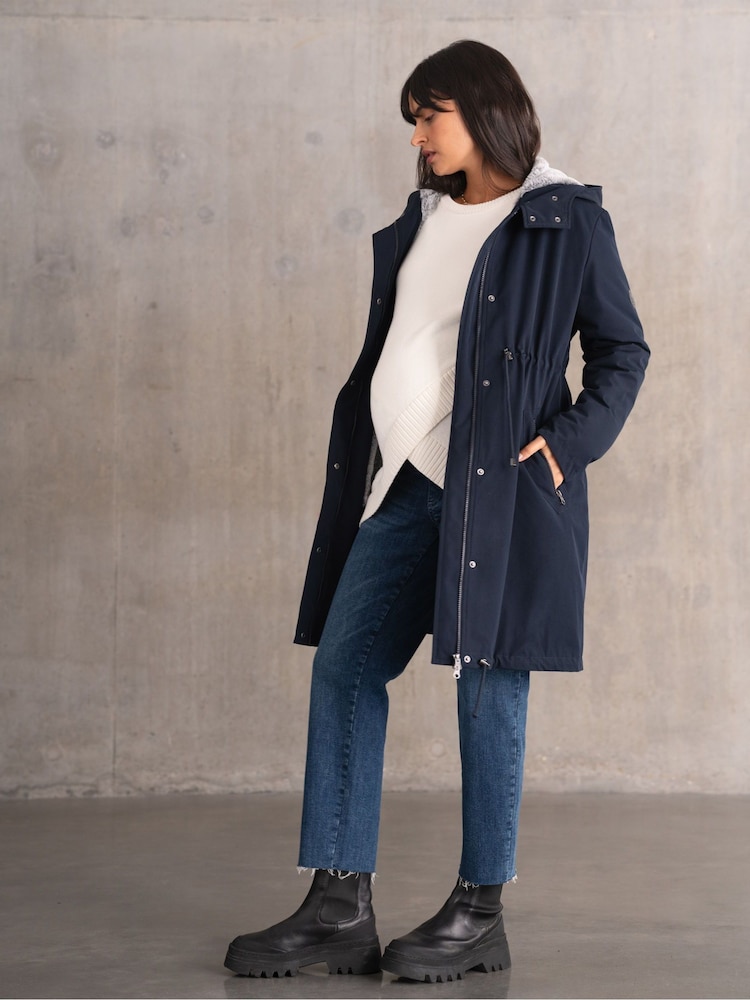Seraphine Blue 3-iin-1 Maternity Parka - Image 2 of 5