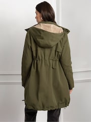 Seraphine 3-in-1 Premium Maternity Brown Parka - Image 7 of 8
