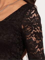 Seraphine Maternity Black Lace Bodycon - Image 5 of 6