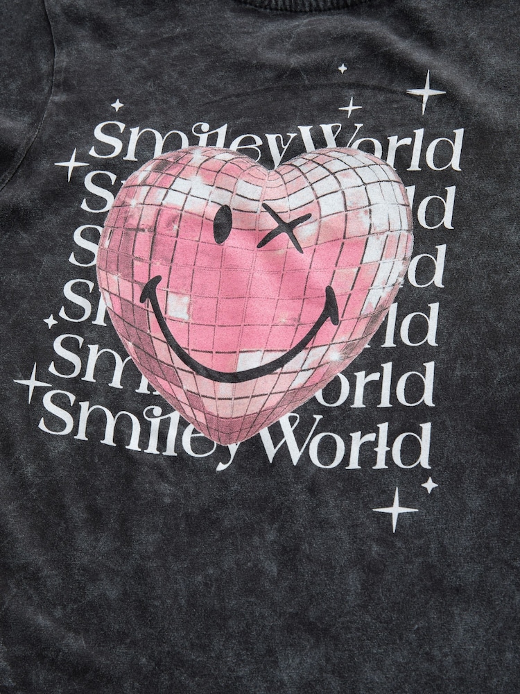 SMILEYWORLD® Girls Graphic Relaxed 100% Cotton T-Shirt - Image 3 of 6