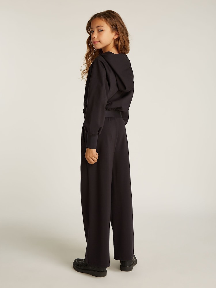 Calvin Klein Black Zip Hoodie And Trousers Set - Image 2 of 5