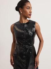 Phase Eight Black Theodora Pinafore Dress - Image 4 of 7