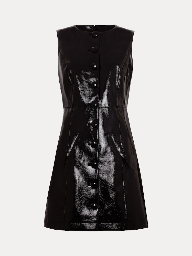 Phase Eight Black Theodora Pinafore Dress - Image 7 of 7