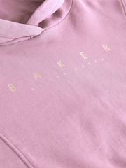 Baker by Ted Baker Purple 2 Piece Hoodie and Cargo Wide Leg Joggers Set - Image 9 of 13