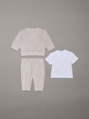Calvin Klein Grey Velvet Towelling Logo Giftpack - Image 2 of 3