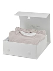 Calvin Klein Grey Velvet Towelling Logo Giftpack - Image 3 of 3