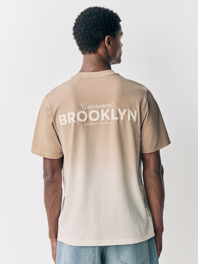 Stone Dip Dye T-Shirt - Image 1 of 7 Stone Dip Dye T-Shirt - Image 1 of 7