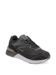 Negro - Pavers Gents Casual Trainers - Imagen 2 de 4