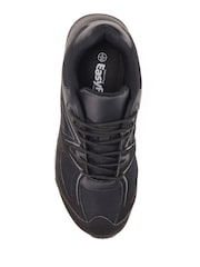 Negro - Pavers Gents Casual Trainers - Imagen 3 de 4