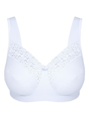 Miss Mary of Sweden White Broderie Anglaise Non-Wired Bra - Image 4 of 4