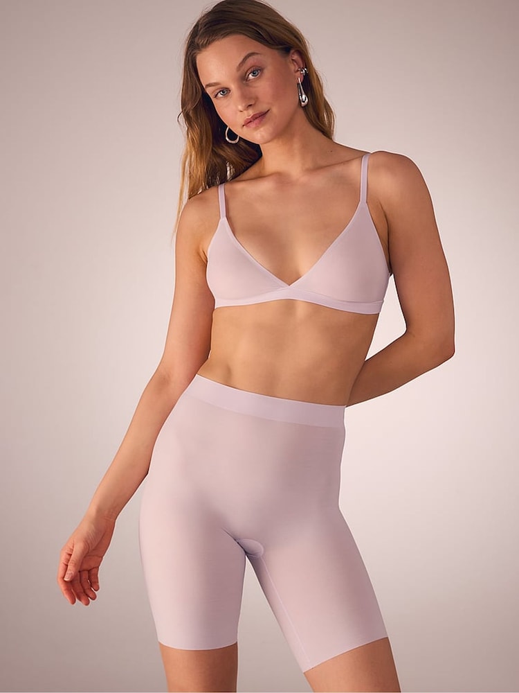 Victoria's Secret Delicate Violet Purple Mid Thigh Shaping SheerSmoothing™ Knickers - Image 1 of 1