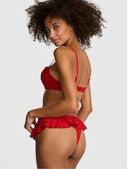 Victoria's Secret PINK Bandana Red Mae Thong Bikini Bottoms - Image 3 of 4
