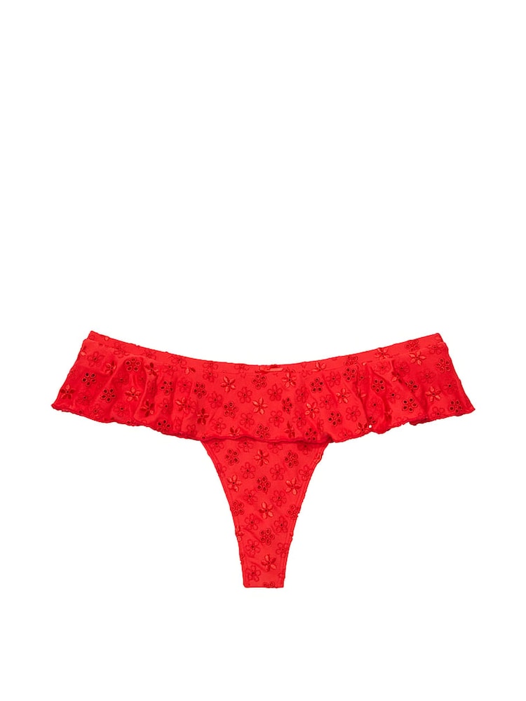 Victoria's Secret PINK Bandana Red Mae Thong Bikini Bottoms - Image 4 of 4 Victoria's Secret PINK Bandana Red Mae Thong Bikini Bottoms - Image 4 of 4
