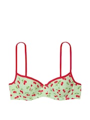 Victoria's Secret PINK Cherry Hearts Green Buttercup Bikini Top - Image 4 of 4