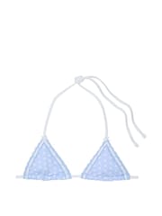 Victoria's Secret PINK Dottie Blue Cape May Triangle Bikini Top - Image 4 of 4