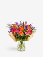 Bright XL Rose and Iris Fresh Flower Bouquet - Image 2 of 5