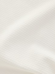 White Slim Fit Textured T-Shirt - Image 9 of 9