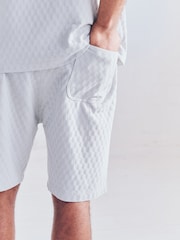 Navy Blue/Green/Grey 100% Cotton Co-ord T-Shirts And Shorts Set 3 Pack - Image 12 of 20