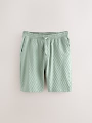 Navy Blue/Green/Grey 100% Cotton Co-ord T-Shirts And Shorts Set 3 Pack - Image 17 of 20