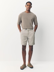 Neutral Casual Textured T-Shirt - Image 2 of 6