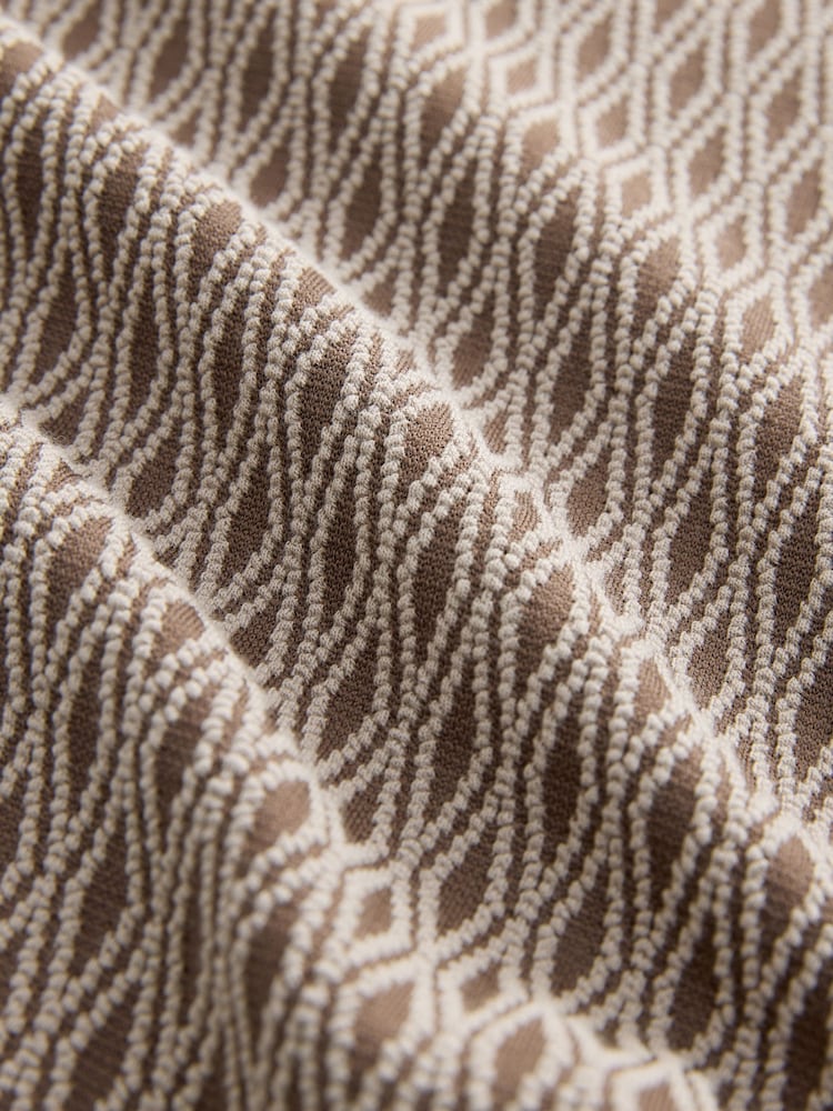 Neutral Casual Textured T-Shirt - Image 6 of 6