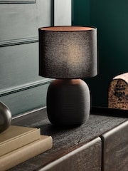 Black Hadleigh Rechargeable Touch Wireless Table Lamp - Image 1 of 4