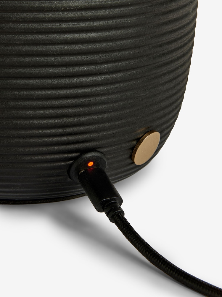 Black Hadleigh Rechargeable Touch Wireless Table Lamp - Image 4 of 4
