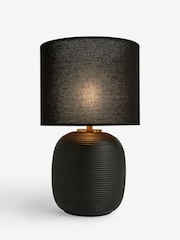 Black Hadleigh Rechargeable Touch Wireless Table Lamp - Image 6 of 8