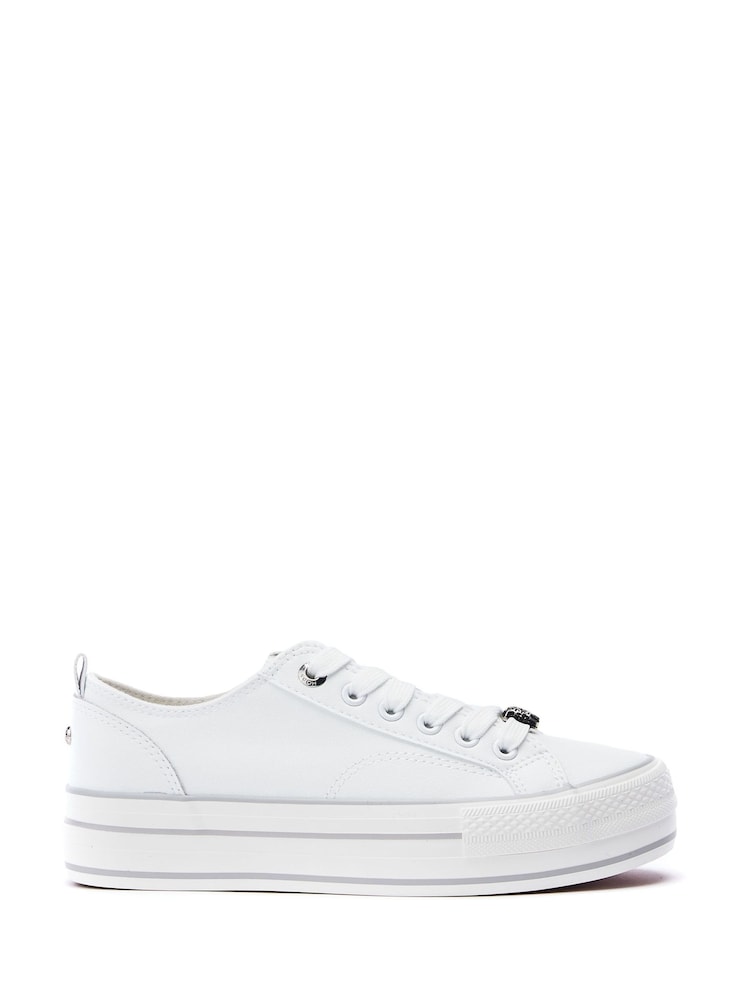 Moda in Pelle Bagnol Chunky Sole Lace-Up Trainers - Image 1 of 4