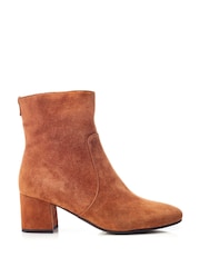 Moda in Pelle Otto Low Block Heeled Black Boots - Image 1 of 4