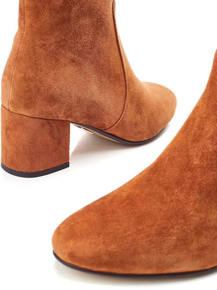 Moda in Pelle Otto Low Block Heeled Black Boots - Image 4 of 4