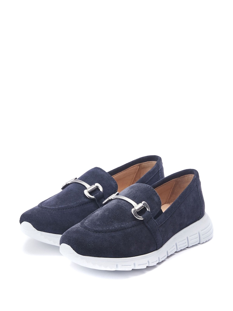 Moda in Pelle Francie Sporty Snaffle Trim Loafers - Image 2 of 4