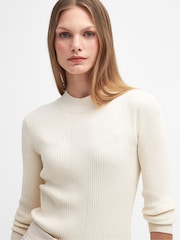 Barbour® Cream Francis Knit Jumper - Image 5 of 5