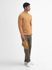 Barbour® Yellow Grangetown Crew Jumper - Image 2 of 5