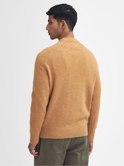 Barbour® Yellow Grangetown Crew Jumper - Image 3 of 5