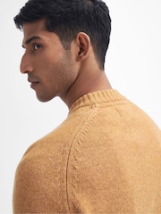 Barbour® Yellow Grangetown Crew Jumper - Image 4 of 5
