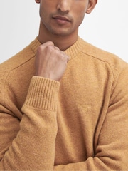 Barbour® Yellow Grangetown Crew Jumper - Image 5 of 5