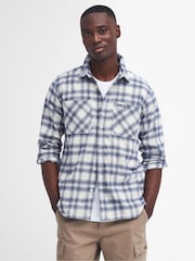 Barbour® International Blue Dulwich Check 100% Cotton Shirt - Image 1 of 5