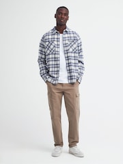Barbour® International Blue Dulwich Check 100% Cotton Shirt - Image 2 of 5