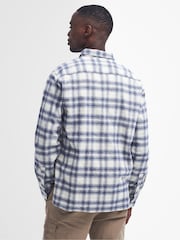 Barbour® International Blue Dulwich Check 100% Cotton Shirt - Image 3 of 5