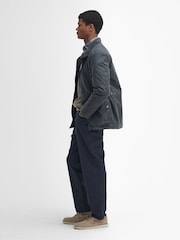 Barbour® Grey Beaufort 100% Cotton Jacket - Image 2 of 6