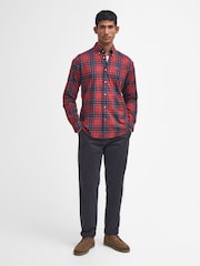 Barbour® Red Wetheram TF 100% Cotton Shirt - Image 2 of 4