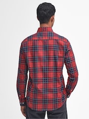 Barbour® Red Wetheram TF 100% Cotton Shirt - Image 3 of 4