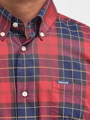 Barbour® Red Wetheram TF 100% Cotton Shirt - Image 4 of 4