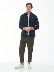 Barbour® Black Blair Tailored Fit 100% Cotton Shirt - Image 3 of 5
