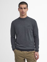 Barbour® International Grey Merlin Turtle Jumper - Image 1 of 5