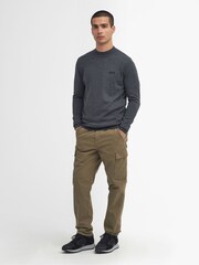 Barbour® International Grey Merlin Turtle Jumper - Image 2 of 5